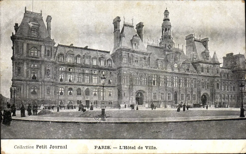 Paris — Das Rathaus — Sammlung Petit Journal - Vorderseite