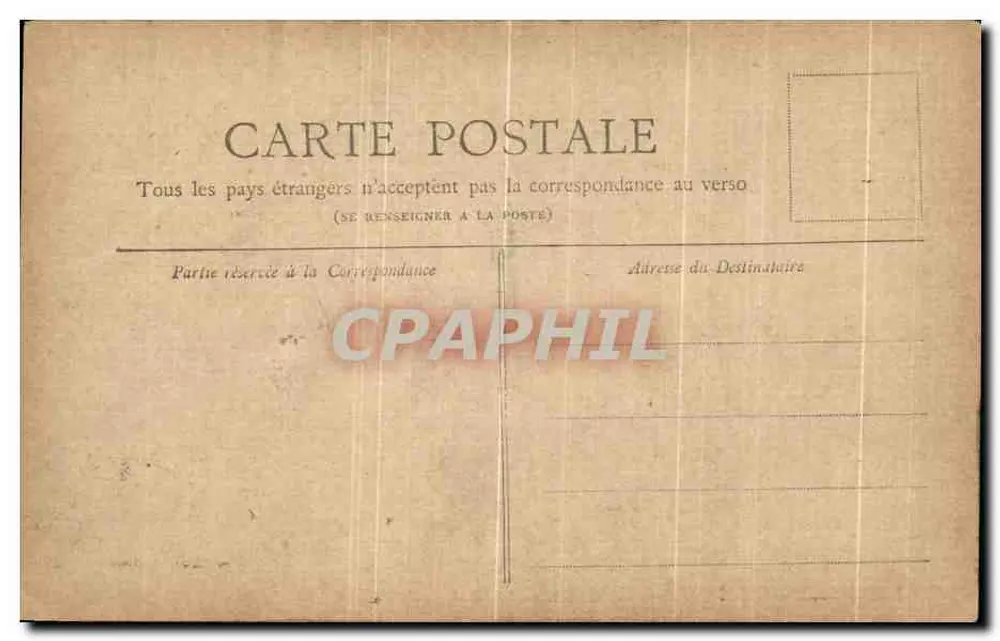 Paris — Das Rathaus — Sammlung Petit Journal - Rückseite
