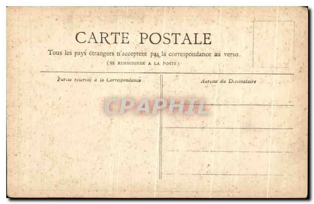 Les Invalides — Paris — Coleção Petit Journal - Verso