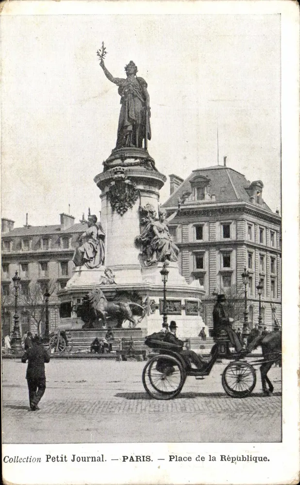 Place de la République — Paris — Collection Petit Journal - Recto