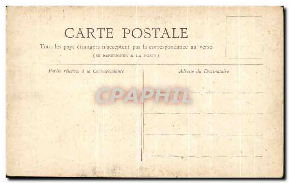 Place de la République — Paris — Collection Petit Journal - Verso