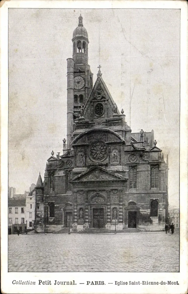 Kirche Saint-Etienne-du-Mont — Paris — Sammlung Petit Journal - Vorderseite