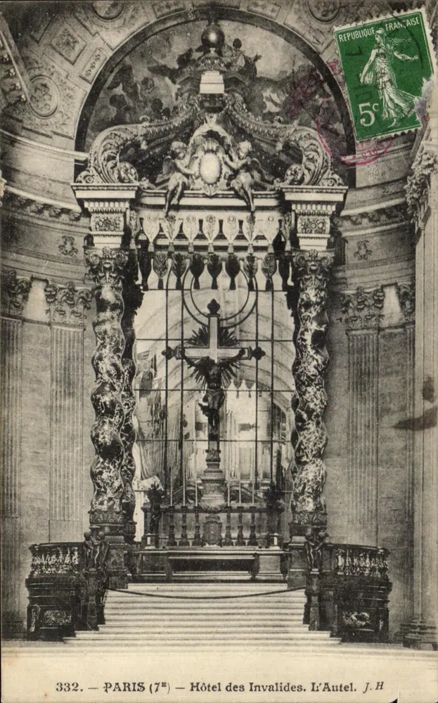 PARIS (7e) — Hôtel des Invalides. L'Autel. J.H. — n° 332 - Frente