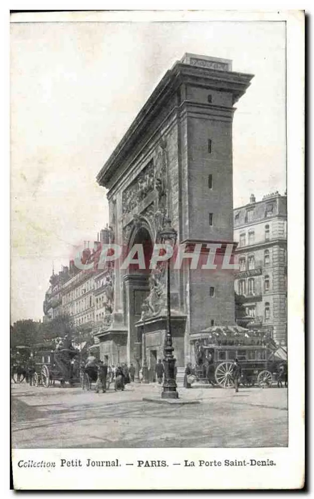 Paris — La Porte Saint-Denis — Sammlung Petit Journal - Vorderseite