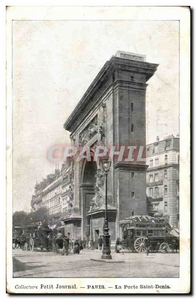 Paris — La Porte Saint-Denis — Collecteur Petit Journal - Vorderseite