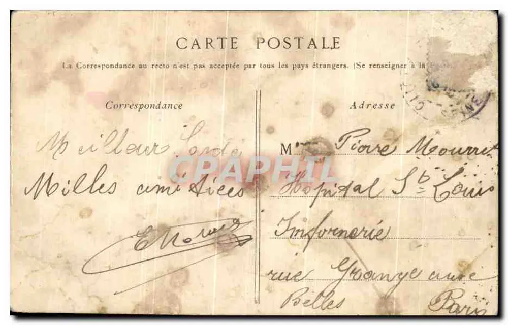 CLICHY — La Seine et les Quais — G. I. — 1903 - Reverso
