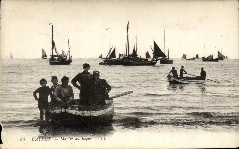Cayeux-sur-Mer — Marins au Repos — I.L. éditeur - Frente