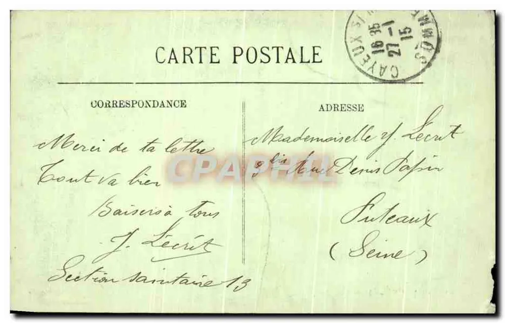 Cayeux-sur-Mer — Marins au Repos — I.L. éditeur - Verso