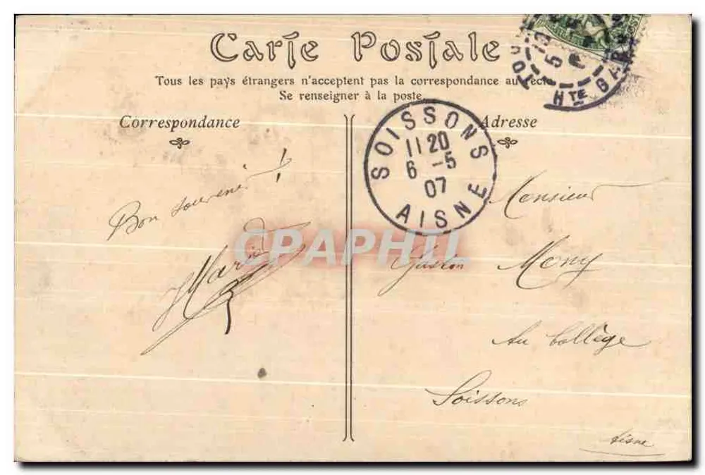 Toulouse — Le Capitole — éditeur L. Baudot - Verso