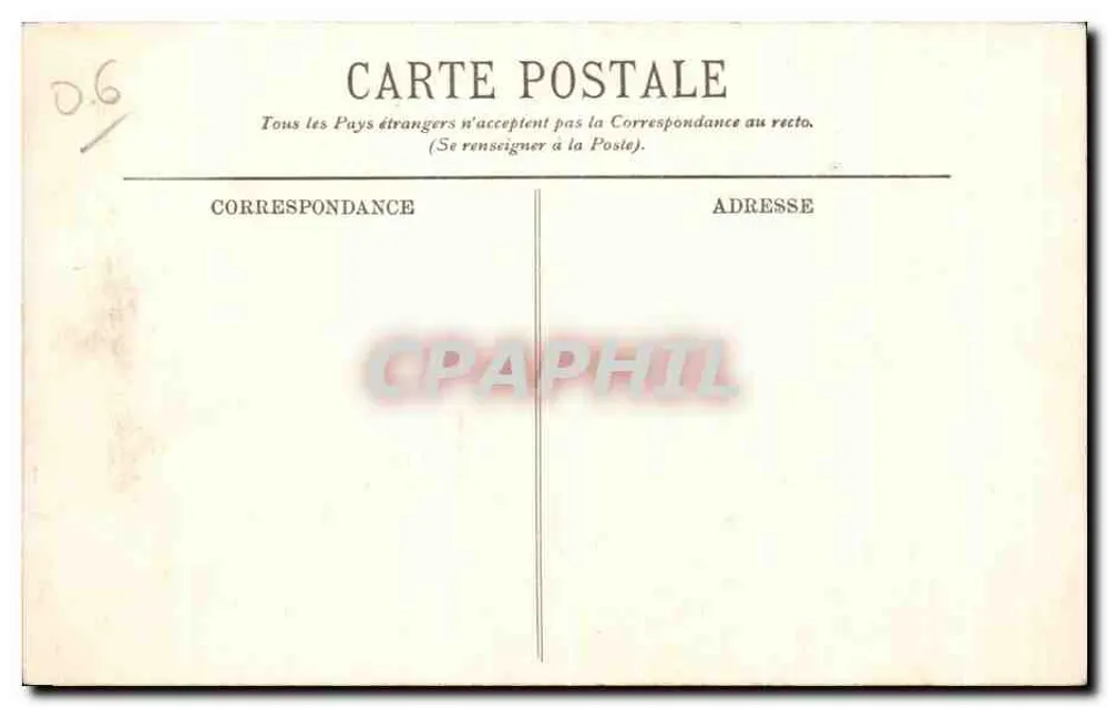 Estrada de Monte-Carlo para Menton, em direção a Roquebrune — LL. — n°405 - Verso