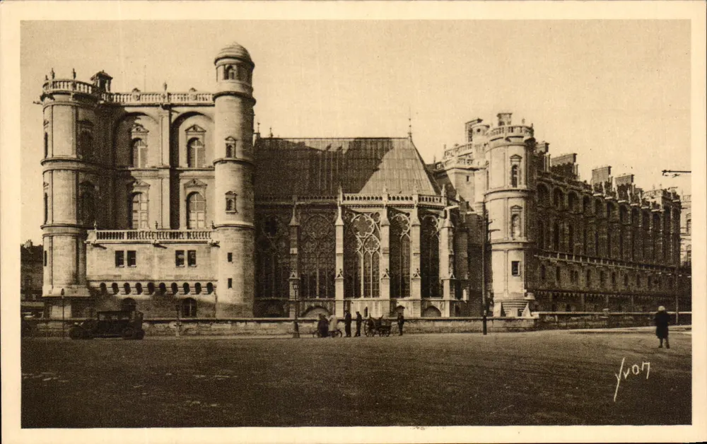 St-Germain-en-Laye — O Castelo e sua Capela — Les Éditions d'Art 'Vivien', Paris - Frente