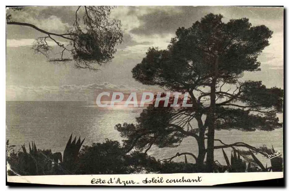 Côte d'Azur — Soleil couchant — Les Éditions MAN - Frente