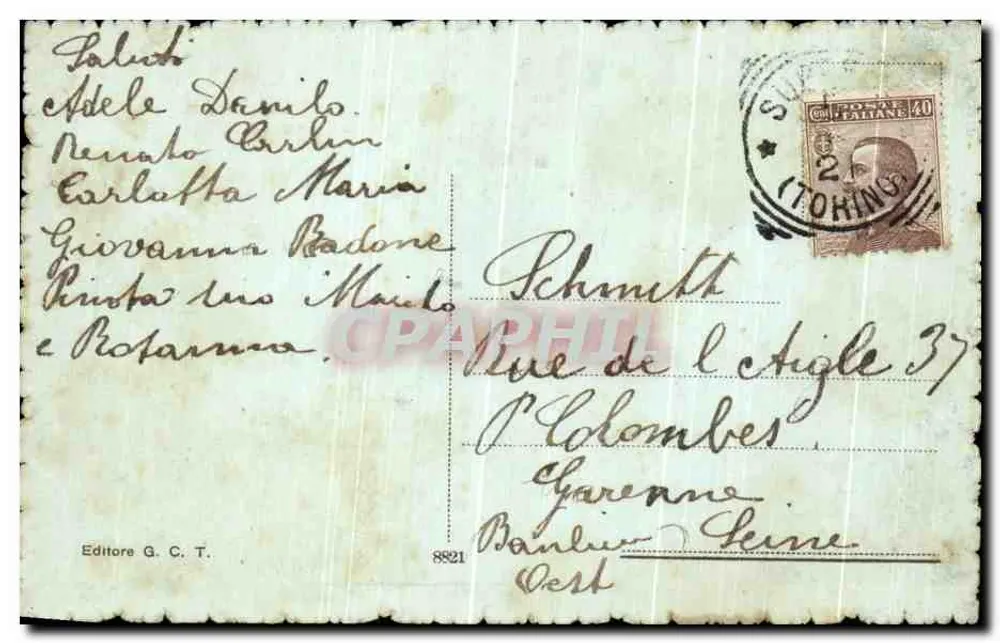 Superba — La Basilica — Éditeur G. C. T. - Achterkant