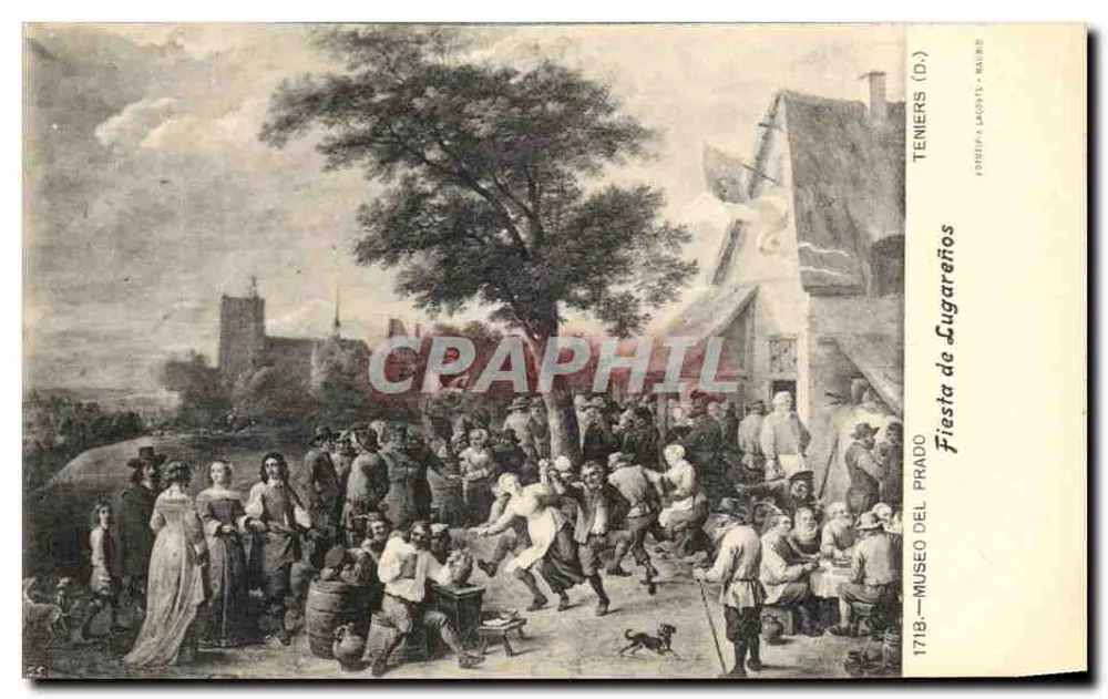 Fiesta der Einheimischen — 1718 — Verlag: Fototipia Lacopil, Madrid - Vorderseite
