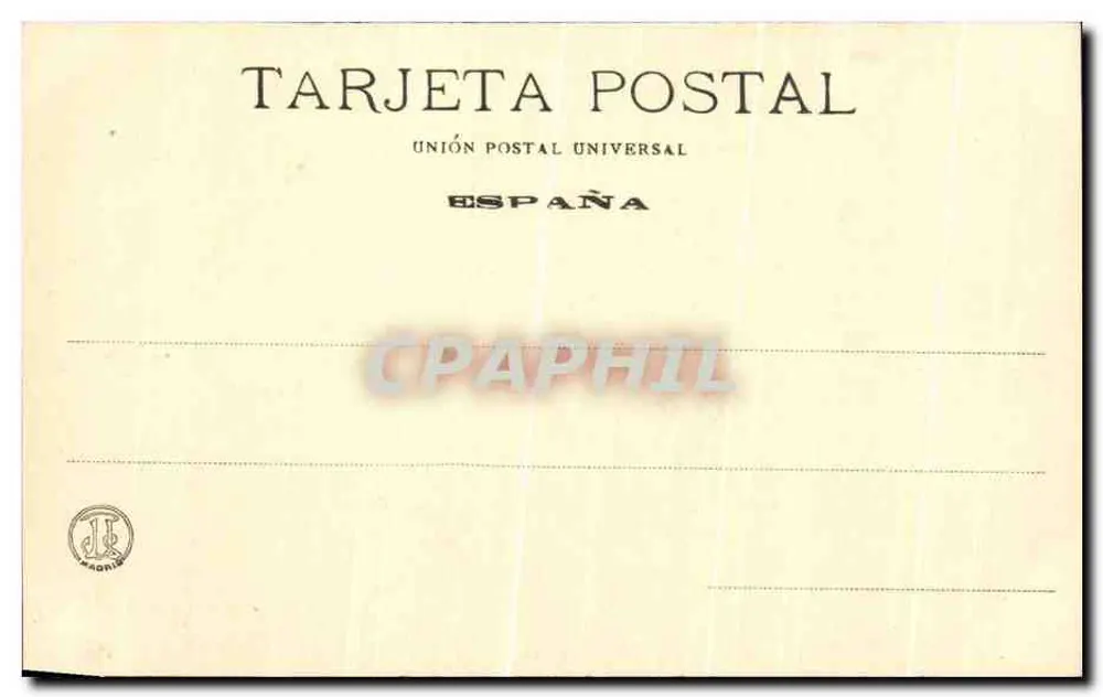Fiesta der Einheimischen — 1718 — Verlag: Fototipia Lacopil, Madrid - Rückseite