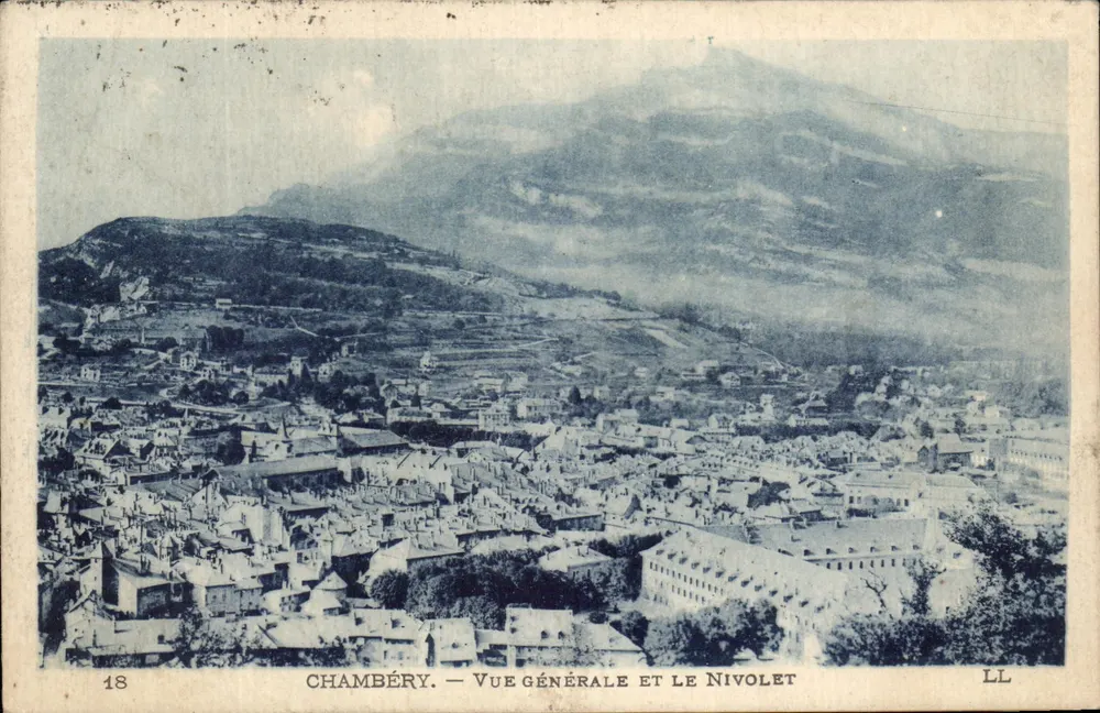 Chambéry — Vue générale et le Nivolet — LL, n°18 - Vorderseite