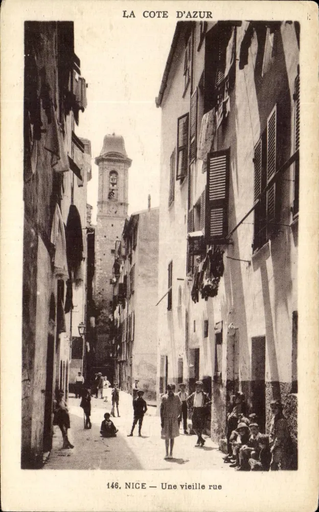 Nice — Uma velha rua — Munier, editor - Frente