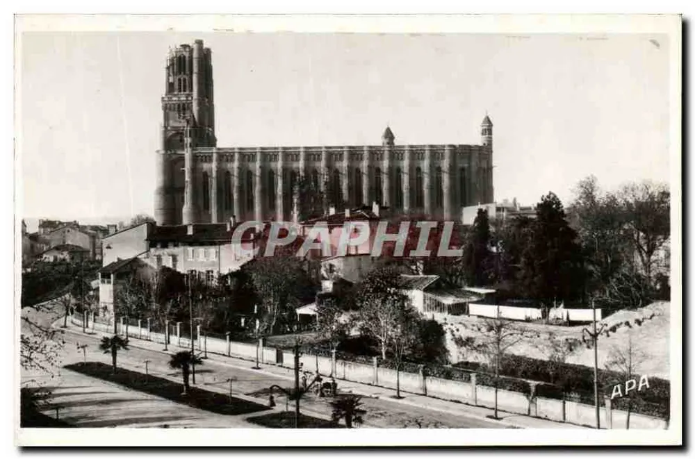 Albi - Boulevard Général Sibille und Kathedrale Sainte-Cécile — Verlag APA - Vorderseite