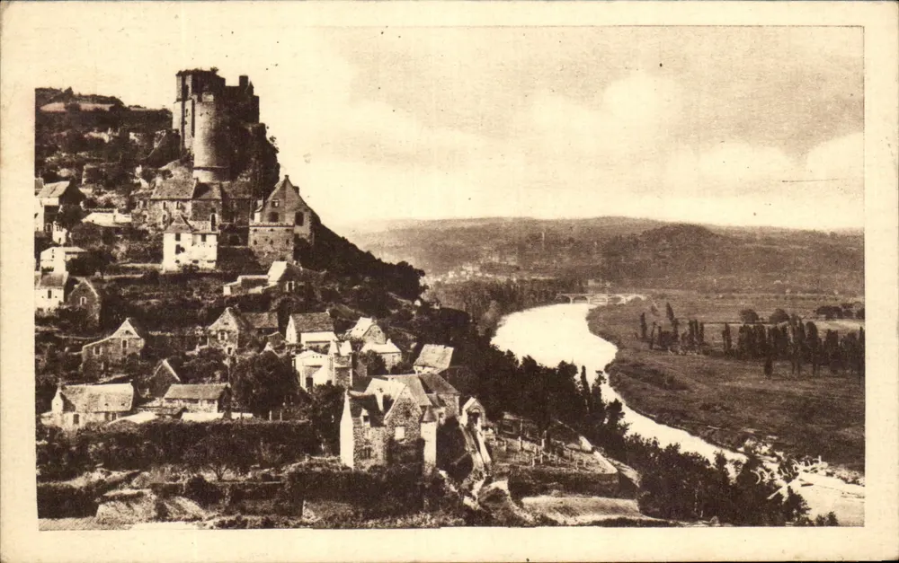 Schloss Castelnau — Sarlat-la-Canéda — P.D.S. - Die pittoreske Dordogne - Vorderseite
