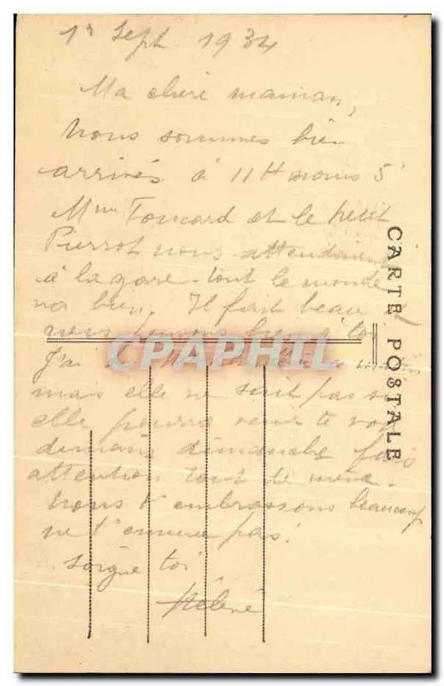 Orléans — Place Sainte-Croix — Die Kathedrale — Vve Garnon, Verleger, n° 812 - Rückseite