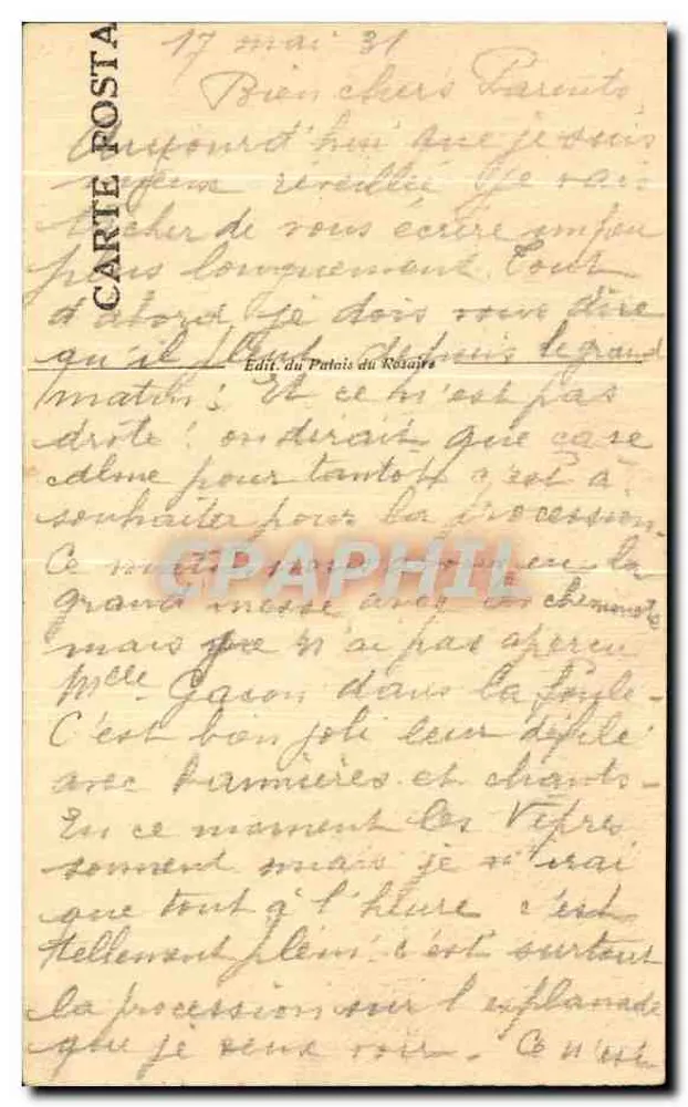 Gavarnie — Allgemeine Ansicht des Dorfes und des Cirques — Les Pyrénées, n° 313 - Rückseite