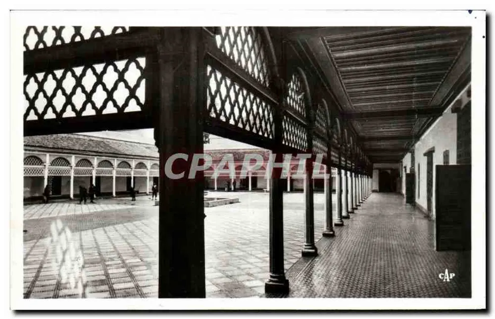 Marrakech - La Bahia - Eerstehof — uitgever C.A.P. n°57 - Voorkant