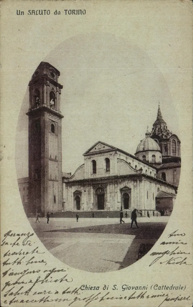 Torino — Cathédrale Saint-Jean avec son clocher — Éditeur G. C. T. n°145 - Frente