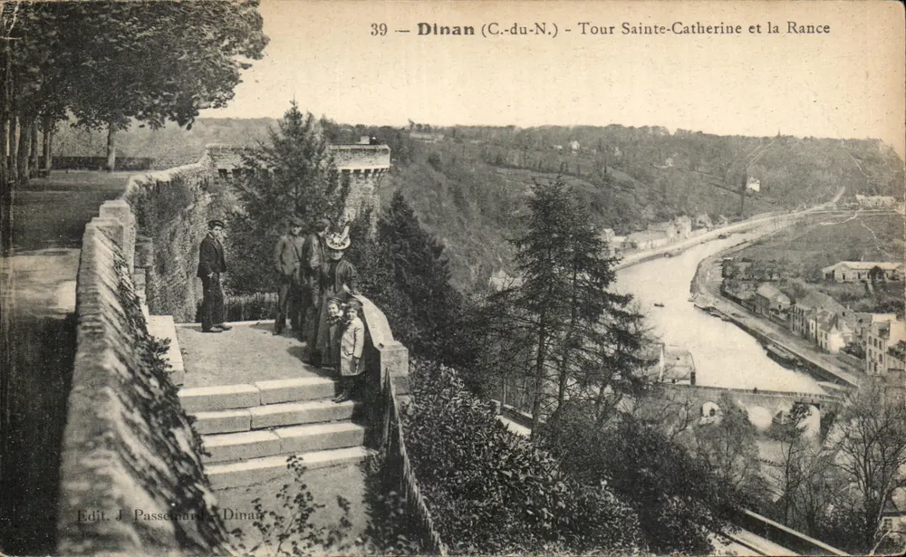 Dinan (C.-du-N.) — Turm Sainte-Catherine und die Rance — Edit. J. Passemane Dinan - Vorderseite