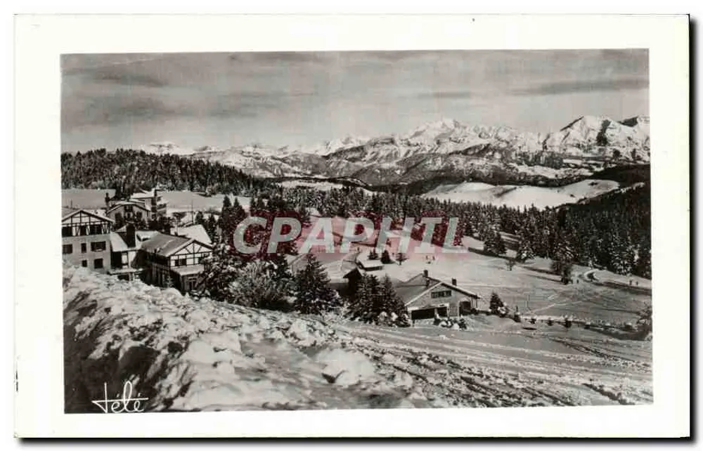 Aix-les-Bains - Plateau du Revard — (Höhe 1550 m.) Mont Blanc — Télé-Photo, 18, Square Alfred-Roucher, Aix-les-Bains - Vorderseite