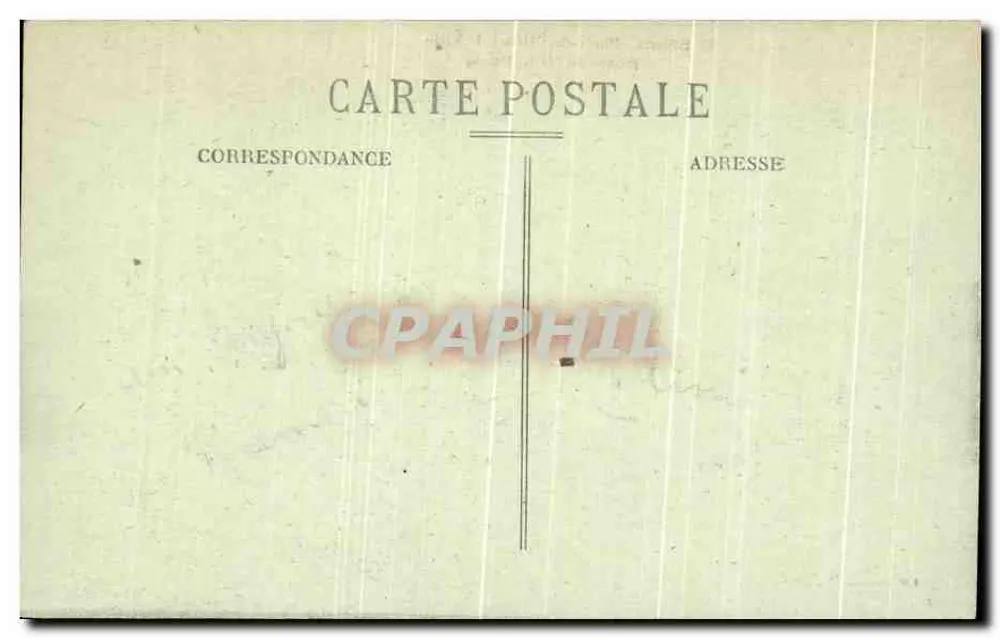 Reims - Place de l'Hôtel de Ville — Hôtel de Ville in Ruinen — Edition L. D., Paris - Rückseite