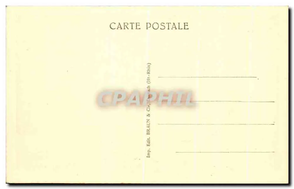 LUXEUIL-LES-BAINS — UM CANTO DO PARC — Imp. & Edit. BRAUN & Cie, Duppach (Ht-Rhin) - Verso