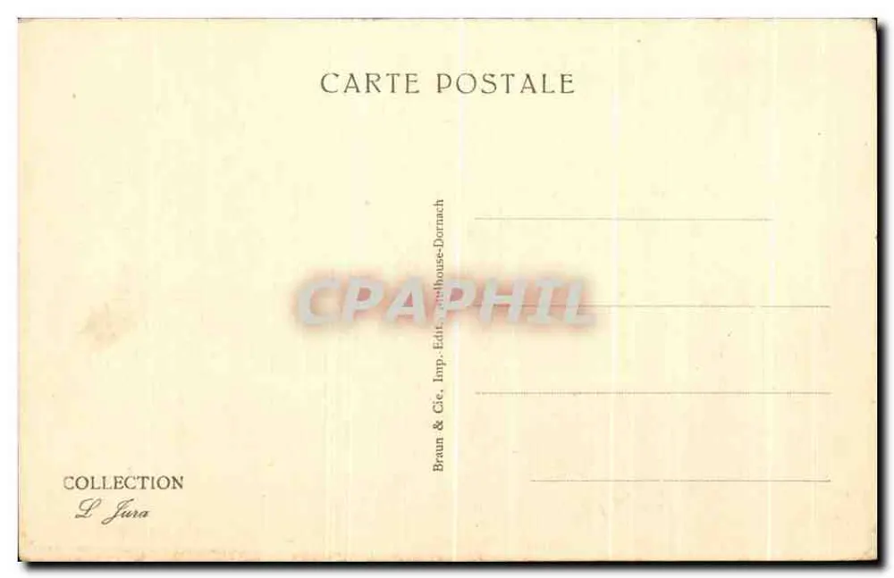 La Grace-Dieu — Mosteiro — Braun & Cie, Dornach - Verso