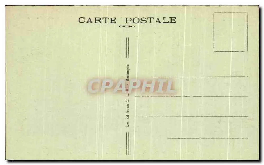 Cléron — Das Schloss — Tal der Loue — Landschaftliche Sehenswürdigkeiten der Franche-Comté - Rückseite