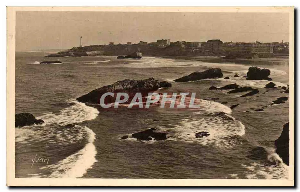 O Cap Saint-Martin — Biarritz (Basses-Pyrénées) — Editor Yvon, n°1 - Frente