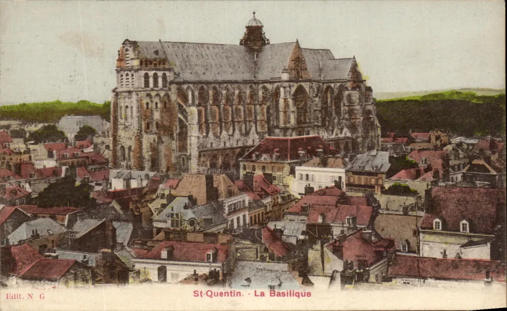 St-Quentin - A Basílica — Edit. N G - Frente