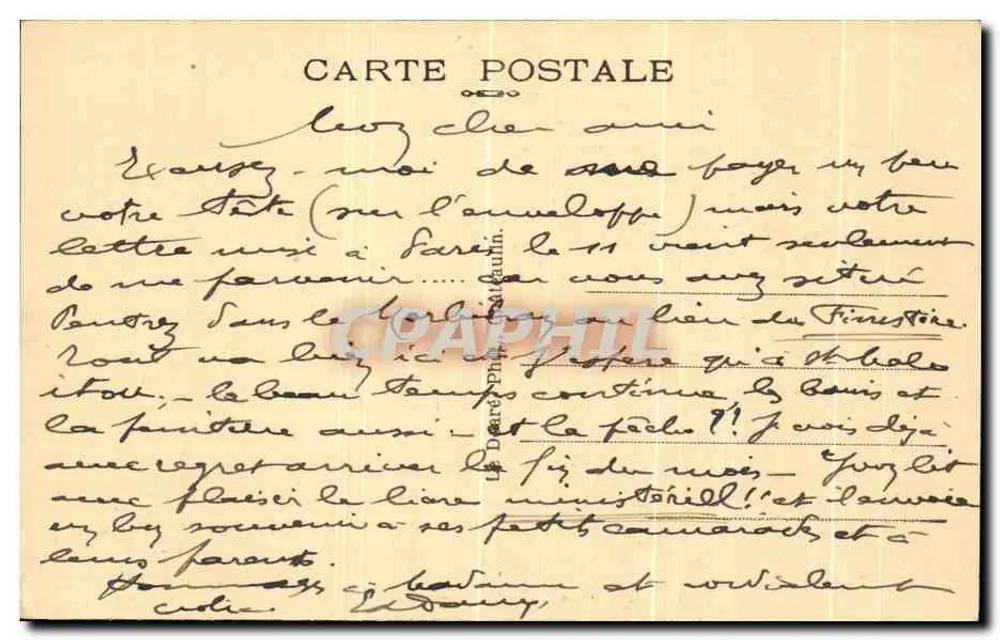 Camaret-sur-Mer — Die Lamsoz-Steinrippen — Verlag n°1450 - Rückseite