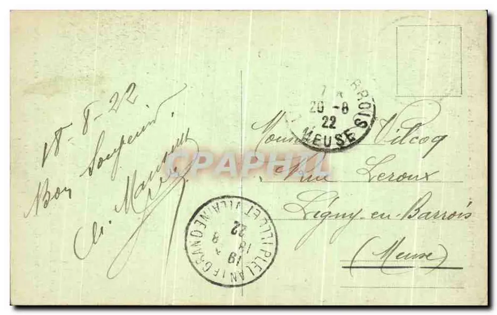 Lits-Clochers - Bretagne — młoda chłopkowa wychodząca z łóżka — Coll. E. Hamonic, St-Lô, n° 5574 - Rewers