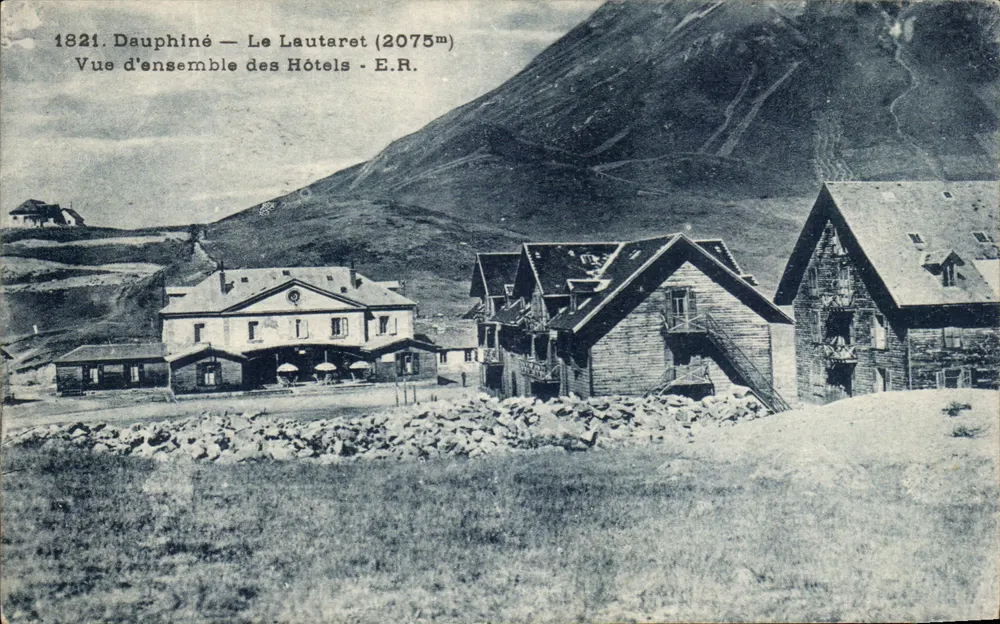 Le Lautaret (2075m) — Übersicht der Hotels — E.R. - Vorderseite