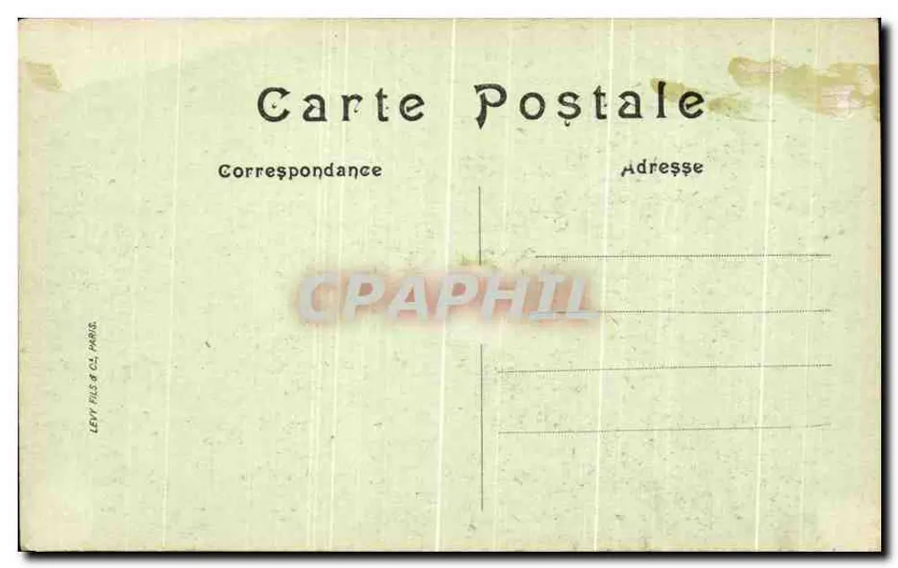 Bourges — Der Materiallager der Artillerie — LL. — Nr. 122 - Rückseite