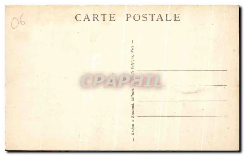 CANNES — Avenue Carnot — RR — 2574 - Verso