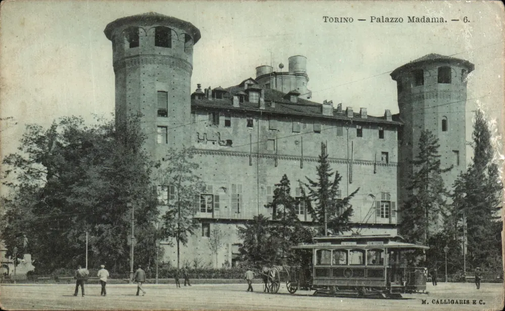 Torino — Palazzo Madama — éditeur M. Calligaris & C. - Frente