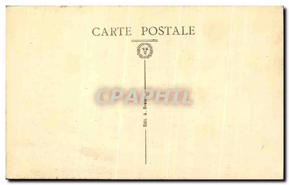 Porta de São Spiro — Corbeil — Editor A. Brenand - Verso