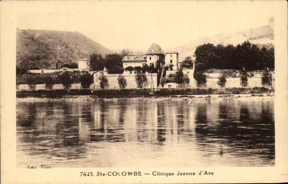 Ste-COLOMBE — Clínica Jeanne d'Arc — Edit Viloz n°7623 - Frente