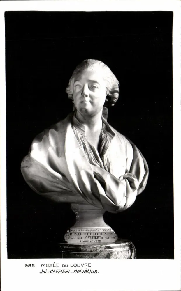 हेल्वेटियस का चेहरा — लुव्र म्यूजियम — जे.जे. कैफियरी (1725-1792) — संख्या 985 - आगे