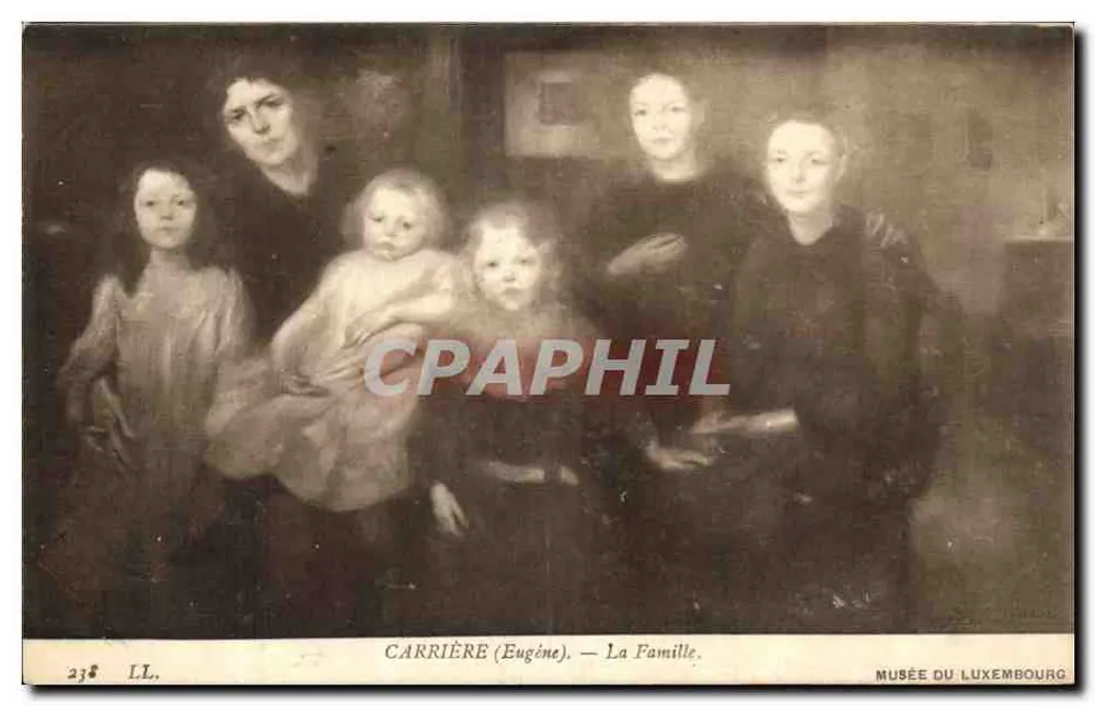 La Famille — Eugène Carrière — Musée du Luxembourg - Recto