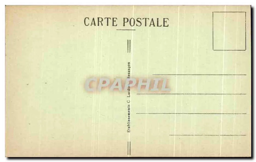 Dijon — Praça François Rude — Editor C. Lardé - Verso