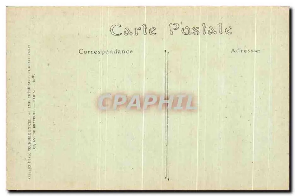 Arles — Die Alyscamps, Kapelle der Porcellets — IND Phot. - Rückseite