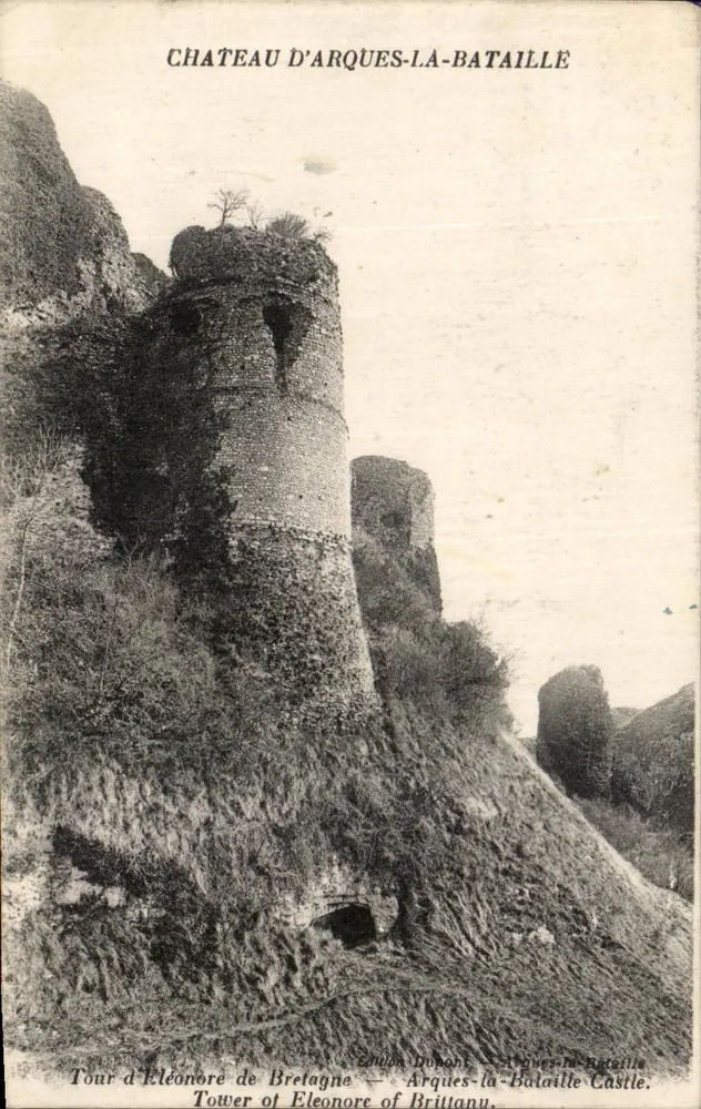 Schloss Arques-la-Bataille — Turm von Eleanor von Bretagne — Edition Dupont - Vorderseite