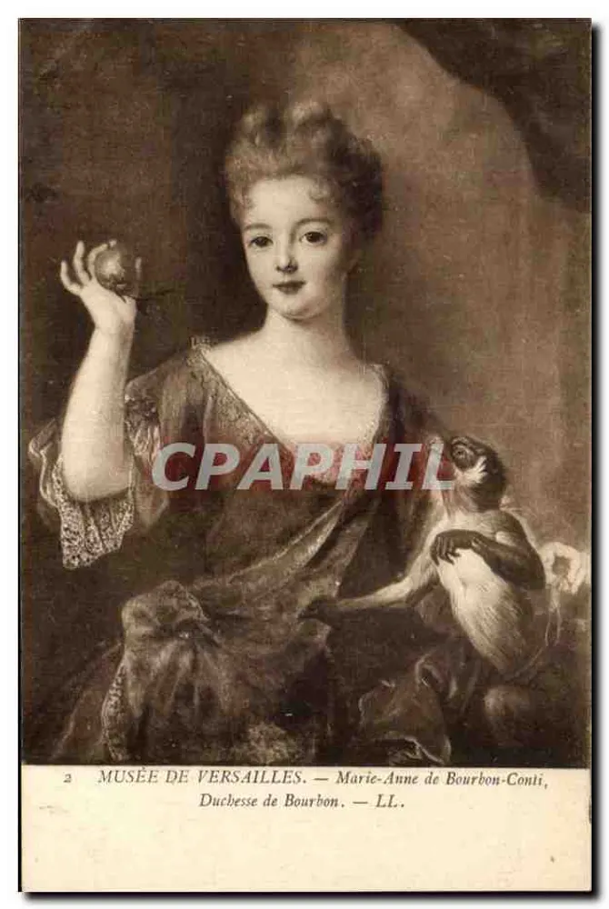 Museum von Versailles — Marie-Anne de Bourbon-Conti, Herzogin von Bourbon — LL. - Vorderseite