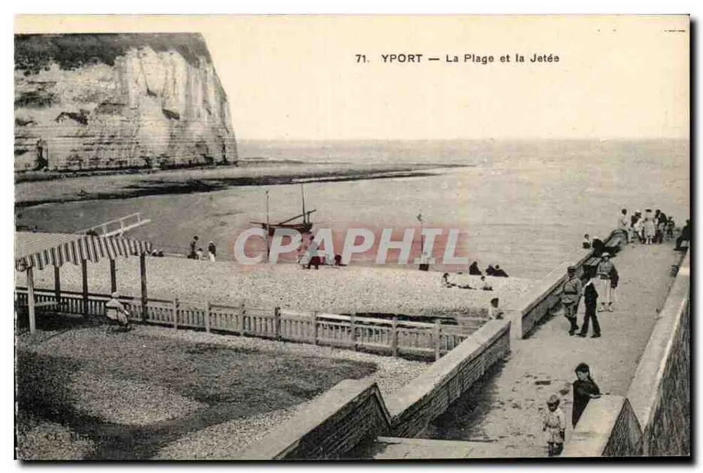 Yport — De strand en de kade — n°71 - Voorkant